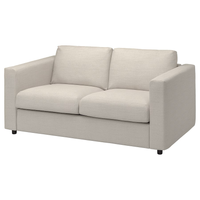 Two seater fabric sofas