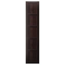 BERGSBO Door, Black-Brown, 50×229 cm