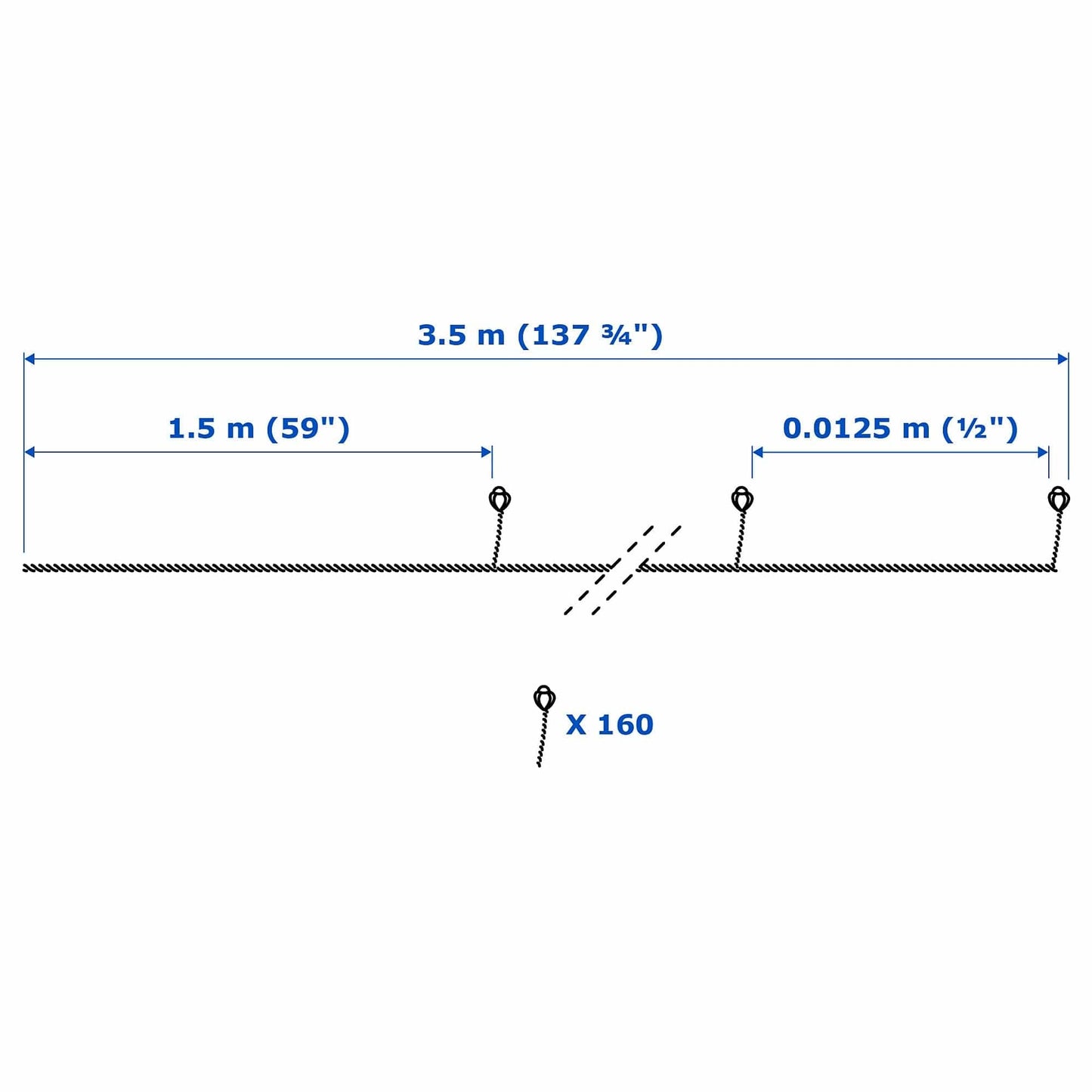 Ikea LED garland STRÅLA STROLA