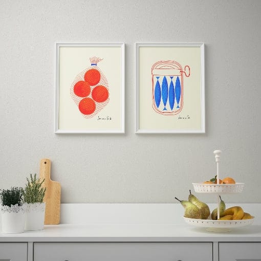 Ikea BILD poster 30x40 Oranges 2-p