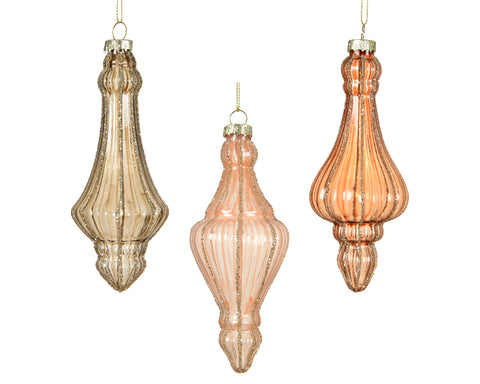 Glass ornaments – assorted designs