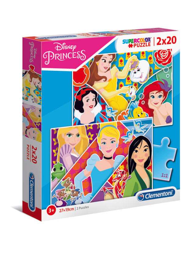2 20 Piece Jigsaw Puzzle Princess - best price from Maltashopper.com CLM24766