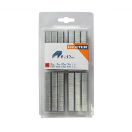 DEXTER STAPLES 53 6/8/10/12MM, 4X1200 PIECES