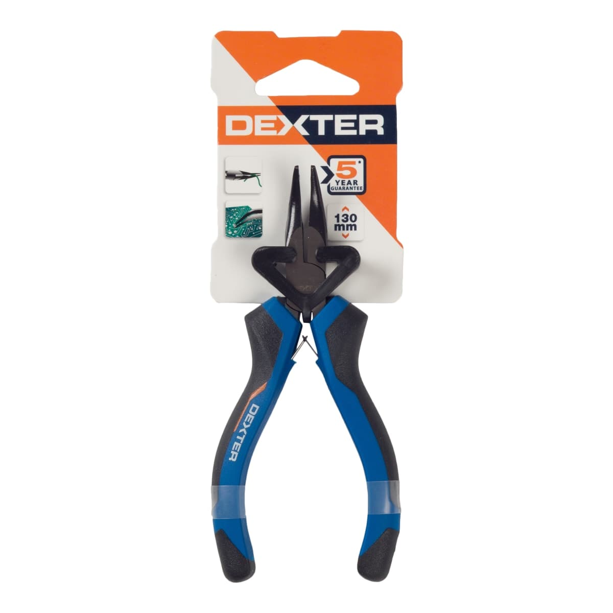 Bricocenter MINI DEXTER CURVED NOSE PLIERS 130MM