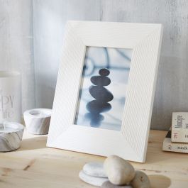 MIA FRAME 10X15 CM WOOD WHITE