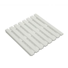 SQUARE SHOWER TRAY L 58 P 58 CM WHITE PROPYLENE