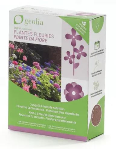 GEOLIA BIO FLOWERING PLANTS GRANULATED FERTILISER
