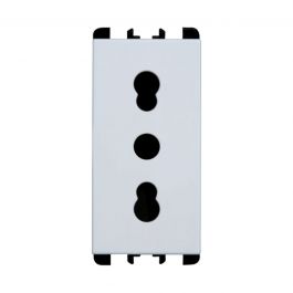 SOCKET 10/16A NEA WHITE