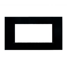 FLAT PLATE 4 PLACES BLACK