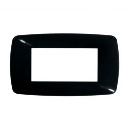 BRIO FLEXI PLATE 4 PLACES BLACK