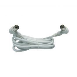 COAXIAL EXTENSION ELBOW MALE/FEMALE 5MT WHITE