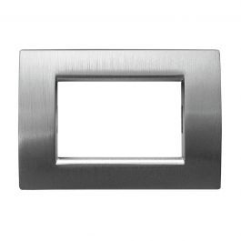 PLATE IDEA 3 PLACES SATIN CHROME