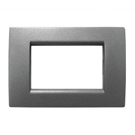 IDEA PLATE 3 PLACES SLATE GRAY