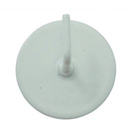 2 ROUND ADHESIVE HOLDERS WHITE