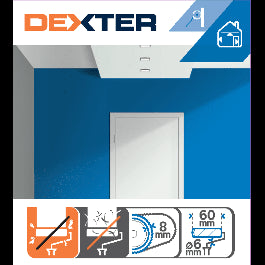 MINI SMOOTH WALL ROLLER 6CM DEXTER