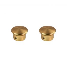 MANHATTAN FINIALS SATIN GOLD CAP D20