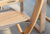 SOLIS NATIERAL - Folding chair - Wood Acacia 42x56xh91