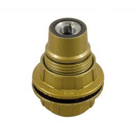 E14 LAMP HOLDER WITH GOLD RING
