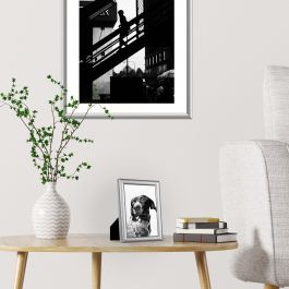 BOMBERINO FRAME 24X30 CM WOOD SILVER