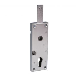 OVERHEAD DOOR LOCK SHAPED CYLINDER RIGHT/LEFT CENTRE DISTANCE 70 MM GALVANISED STEEL