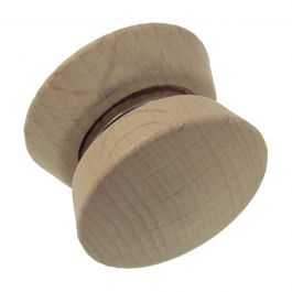 MAGNETIC BUTTONS WOOD 32 MM BLEACHED 2 PIECES