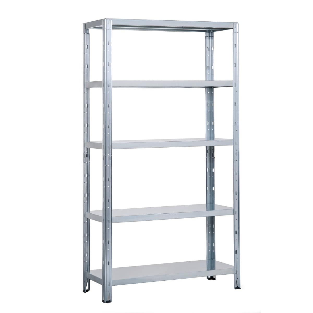 Bricocenter L100xP40xH188CM 5-SIZED METAL SLIDING SHEET RACK 200KG CAPACITY