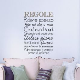 WORDS UP RULES STICKERS 47.5X70 CM