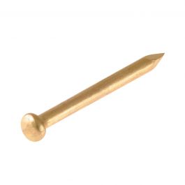 NAIL 1.0X11 MM DOMED HEAD BRASS 580 PIECES