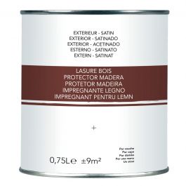 LIGHT WALNUT SATIN WATER-BASED IMPREGNATING AGENT 750 ML