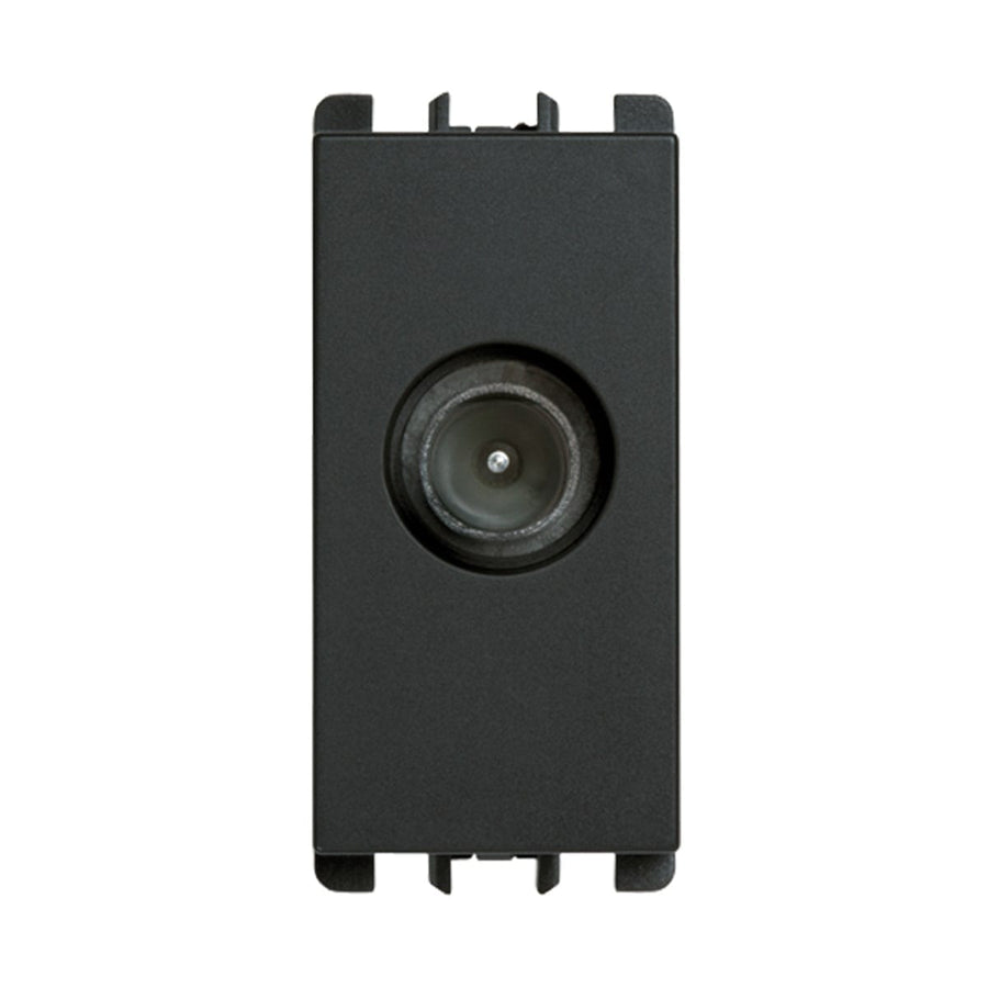 Bricocenter NEA ANTHRACITE PASS-THROUGH TV SOCKET