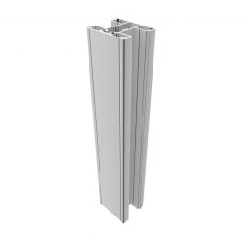 FENCE PILLAR WHITE 9010 60X60XH1280 MM