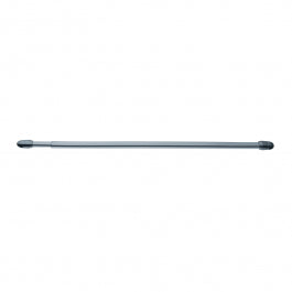 ZURICH CURTAIN ROD WITH EXTENSIBLE SCREW 50/80 SILVER