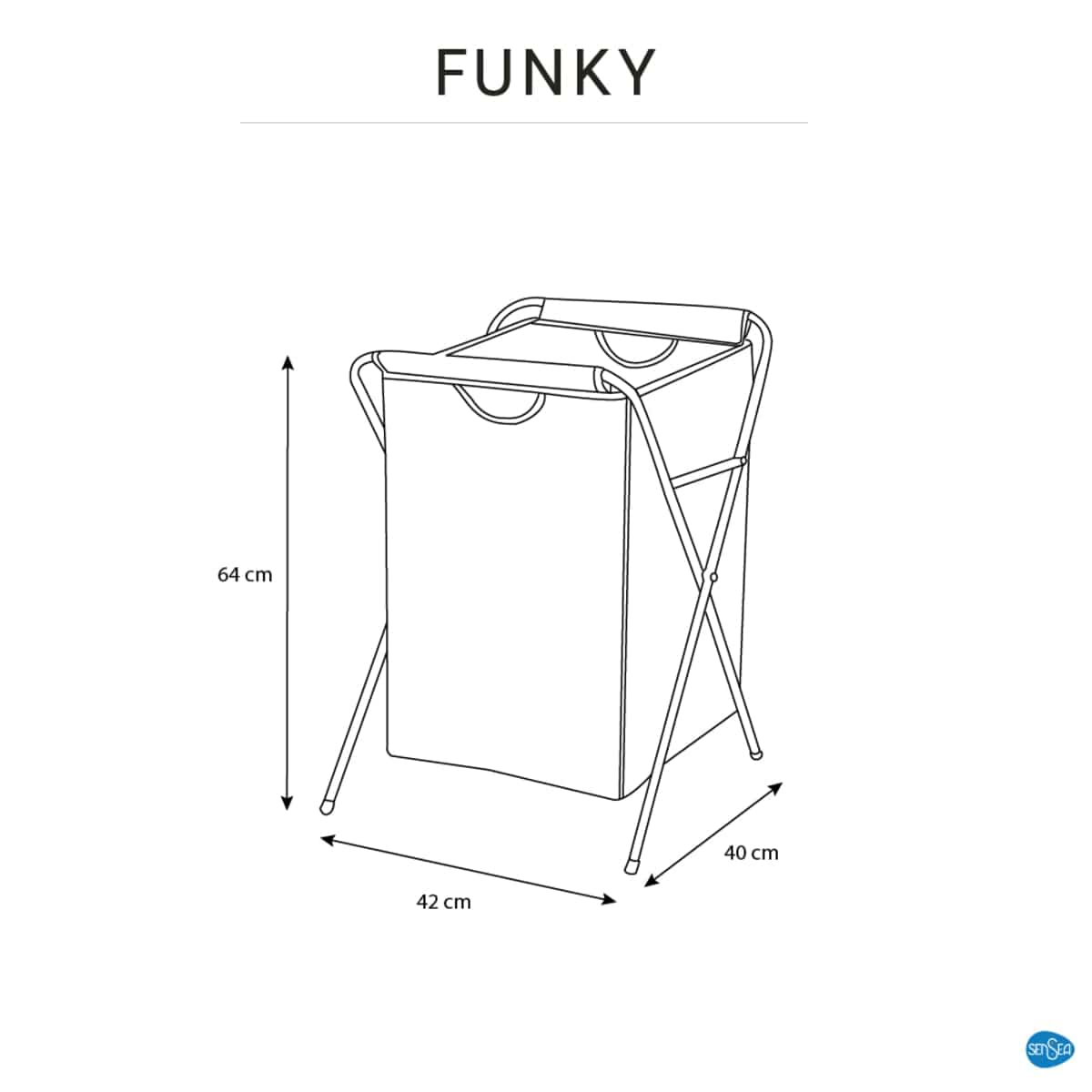Bricocenter FUNKY WHITE LINEN HOLDER