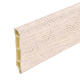 LIGHT OAK PVC FOAM SKIRTING BOARD 2.5 M