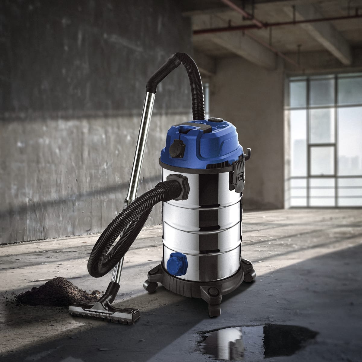 Bricocenter 25LT SUCTION BIN AUTOMATIC SHAKER ELECTRIC SOCKET