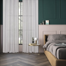 DARIO CURTAIN SILVER GRAY OPAQUE 140X280 CM