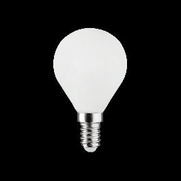 LED BULB E14=60W FROSTED SPHERE WARM LIGHT