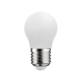 LED BULB E27 =40W FROSTED SPHERE WARM LIGHT
