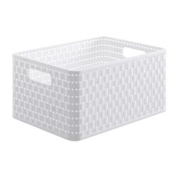 COUNTRY BASKET A4 36.8X27.8X19.1 CM WHITE
