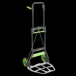 ALUMINIUM FOLDING TROLLEY STANDERS CAPACITY 100 KG STEEL PLATFORM