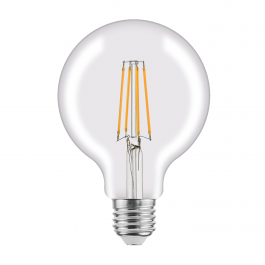 LED BULB E27=100W GLOBE LARGE TRANSPARENT NATURAL LIGHT