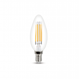 LED BULB E14=40W CANDLE CLEAR WARM LIGHT