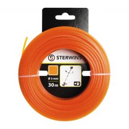 SQUARE NYLON WIRE FOR BRUSH CUTTER 3MM X30MT