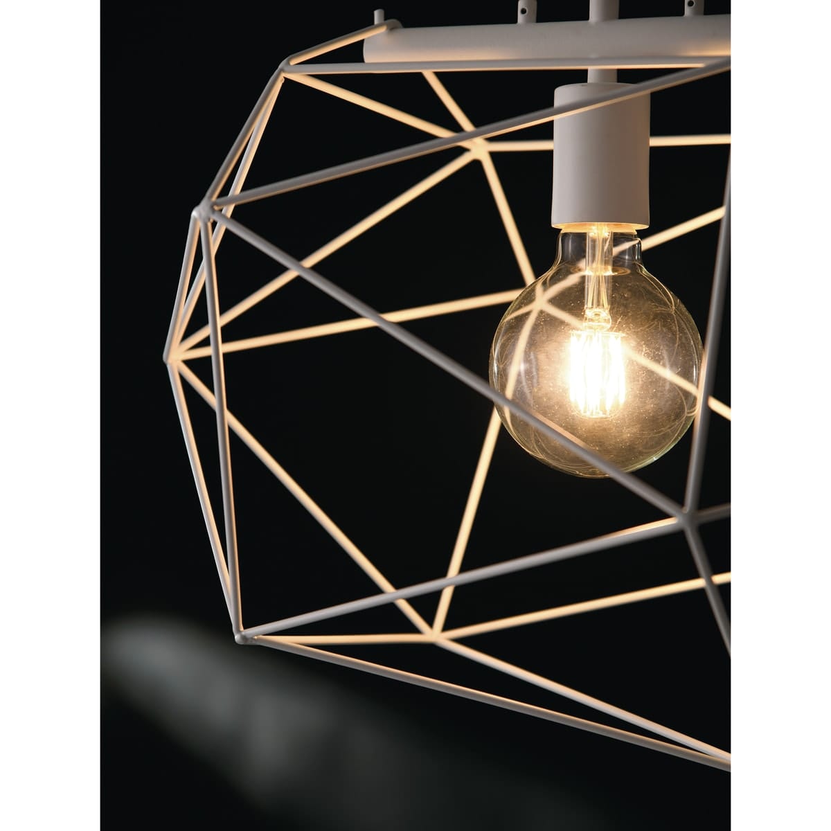 Bricocenter ABRAXAS METAL CEILING LAMP WHITE 30X40 CM E27=40W