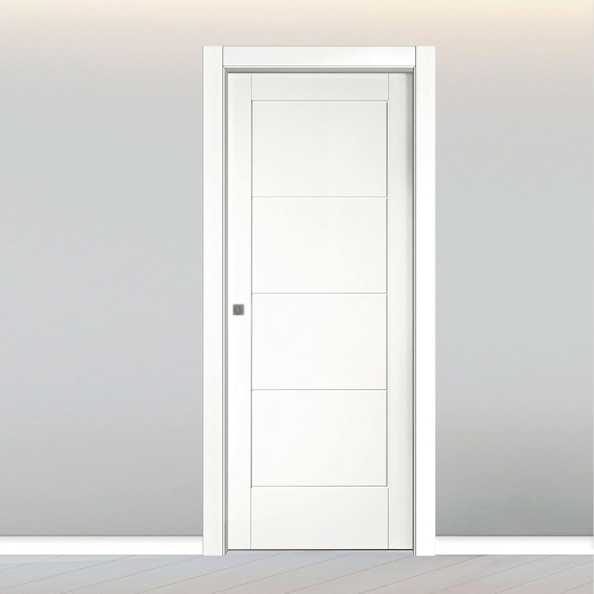 WHITE RIBERA SLIDING DOOR 80X210