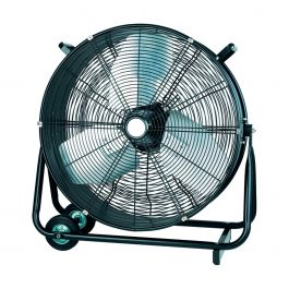 FLOOR FAN HIGH SPEED 60CM 330W BLACK WITH WHEELS EQUATION
