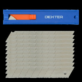 SET 1O REPLACEMENT BLADES FOR DEXTER CUTTER 18 MM