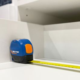 DEXTER FLEXOMETER 5 M X 19 MM WITH TOP WINDOW FOR EASY READING, BIMA HOUSING