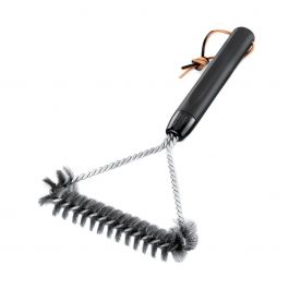BBQ T-BRUSH WITH STEEL BRISTLES
