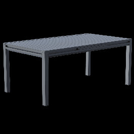 ODYSSEA II NATERIAL 180/240X100 ANTHRACITE EXTENDING TABLE